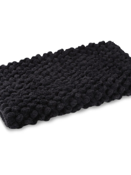 bat 0056 black_3 Коврик в ванную и туалет 50х80 "PREZIOSA" Артикул: Бат.0056 (чёрный)