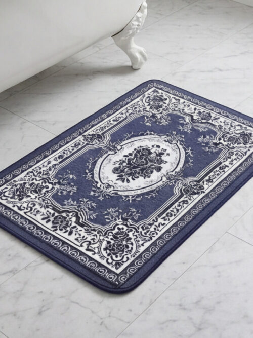 Коврик в ванную и туалет 60х90 "ONDA BLU" Артикул: Рома (Blu)