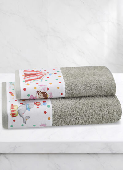 Набор из двух махровых полотенец "HELEN" Артикул: Цирк